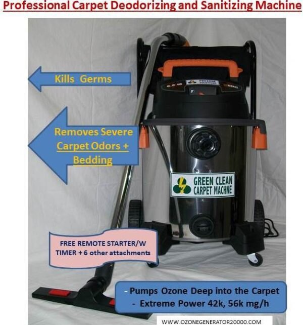 OXY GREEN Carpet Sanitizing/Deodorizing Machine